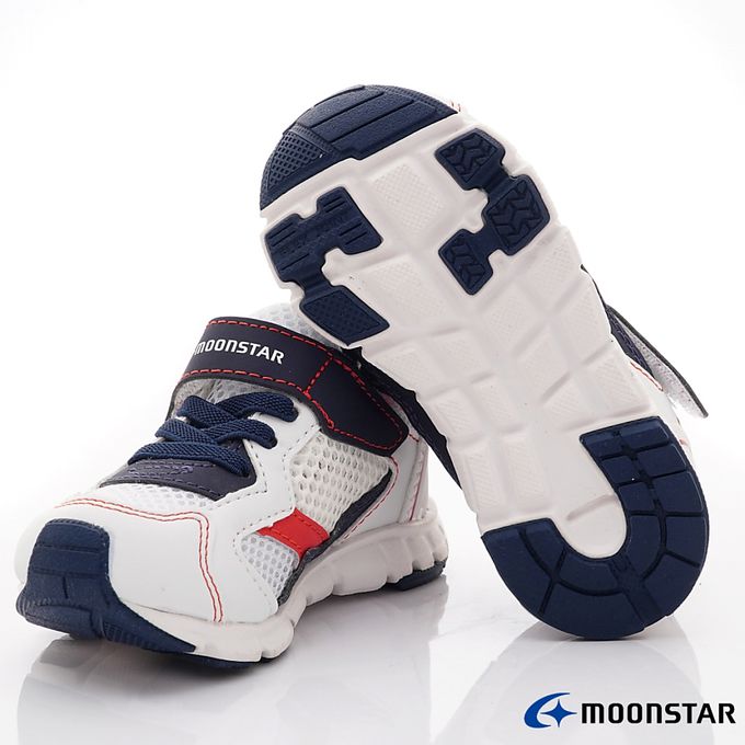 Moonstar日本月星 - 運動機能童鞋-MSCNC3161白藍(中小童)-機能運動鞋-白藍