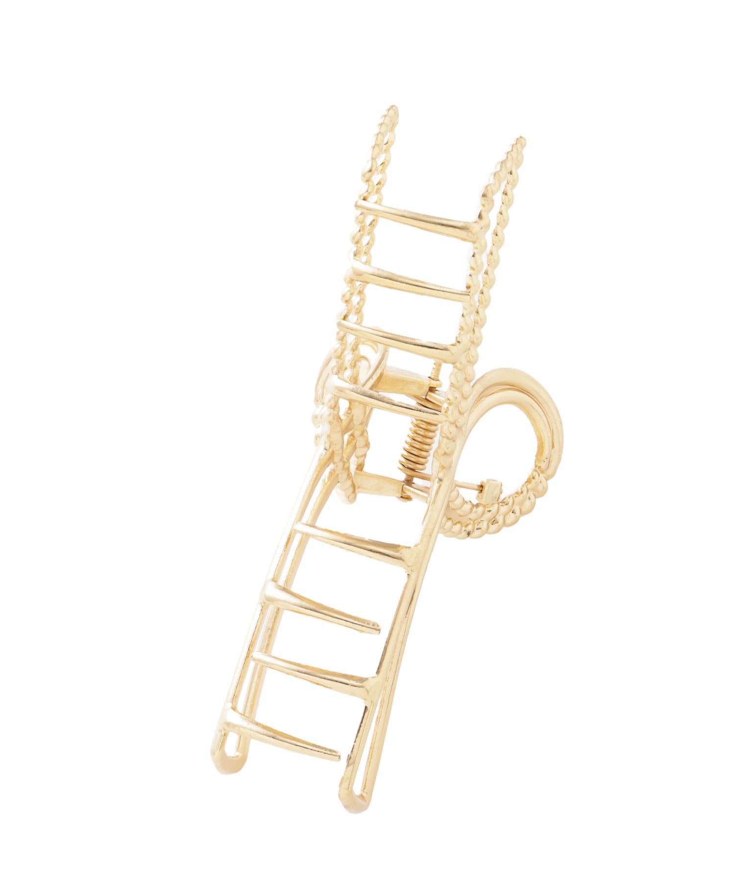 日本 Lattice - 時尚紐結金屬髮夾/鯊魚夾-金