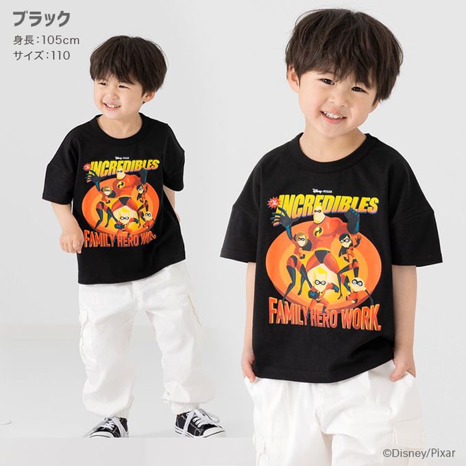 日本 Chil2 - 迪士尼聯名 純棉短袖上衣-超人特攻隊角色-白