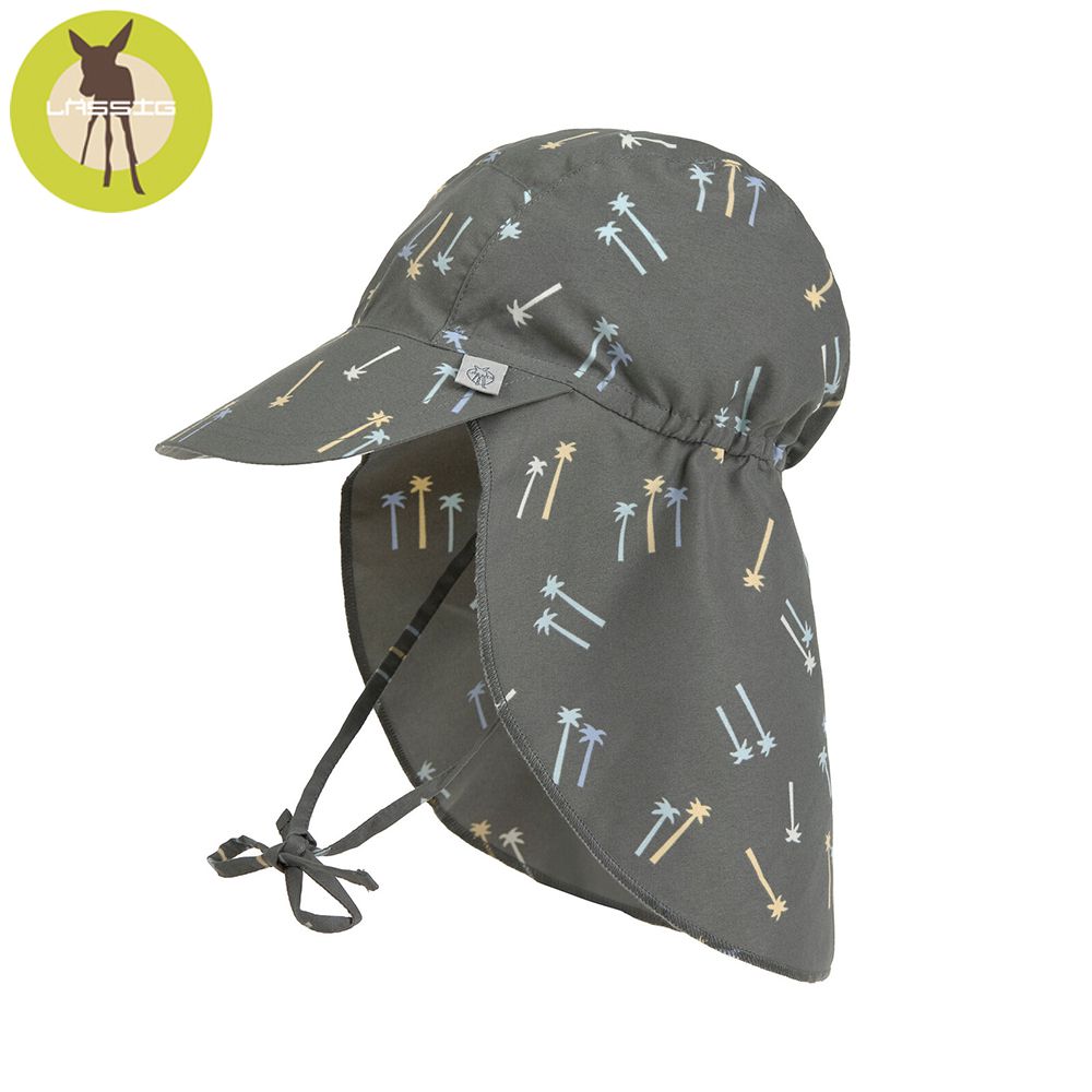 嬰幼兒抗UV防曬遮頸帽-棕櫚樹