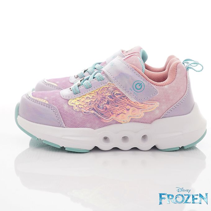 冰雪奇緣電燈鞋(中小童段)-運動鞋-紫