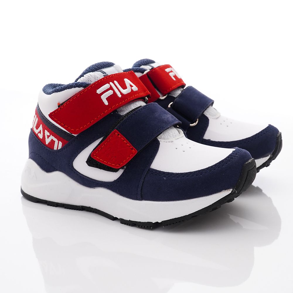 FILA - 機能童鞋-全方位穩定機能護踝款(中大童段)-藍白紅