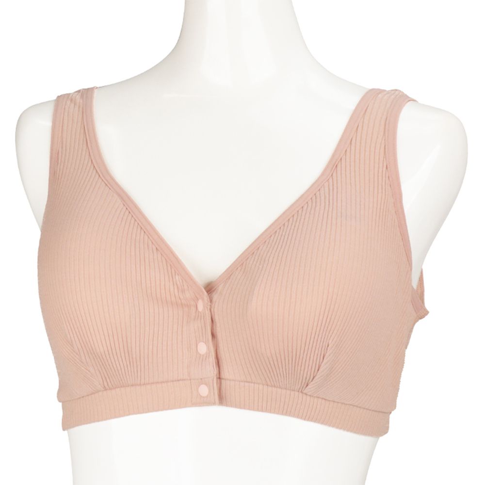 半截式內衣 前開式-粉紅色