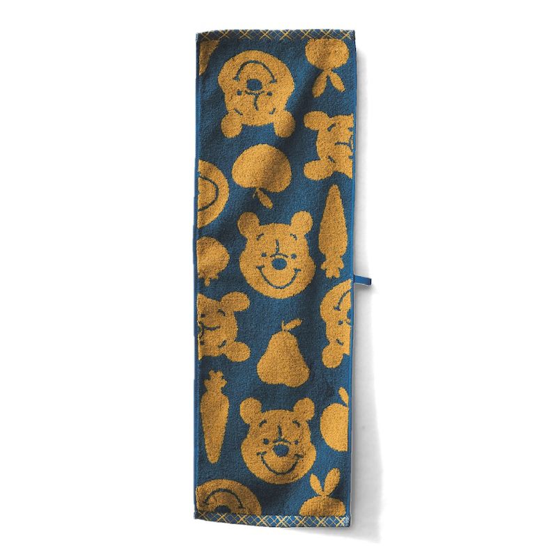 日本千趣會 - 日本製 迪士尼印花毛巾-尼莫-深藍 (22×72cm)