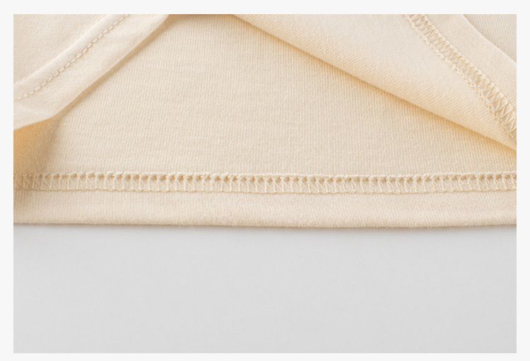 純棉短袖上衣-魚子醬煎餅-杏色