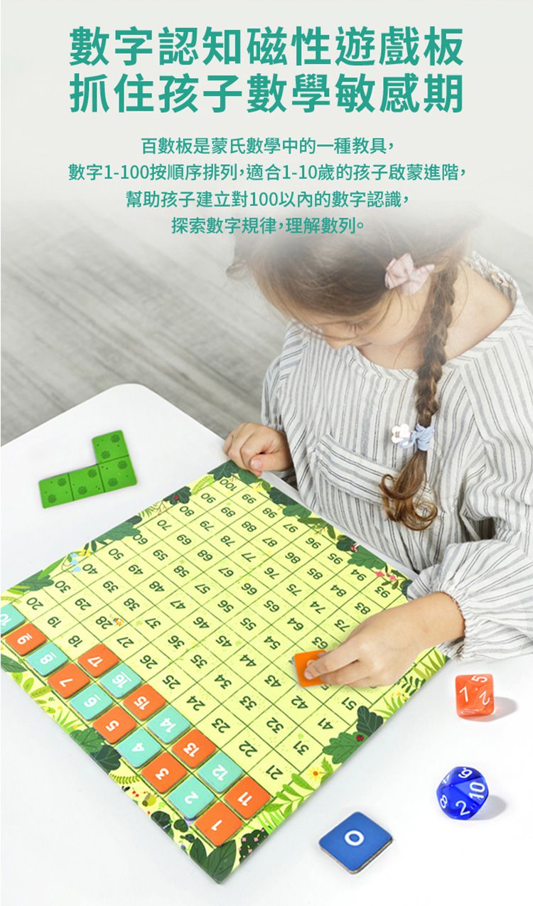 MiDeer - 數字認知磁性遊戲板
