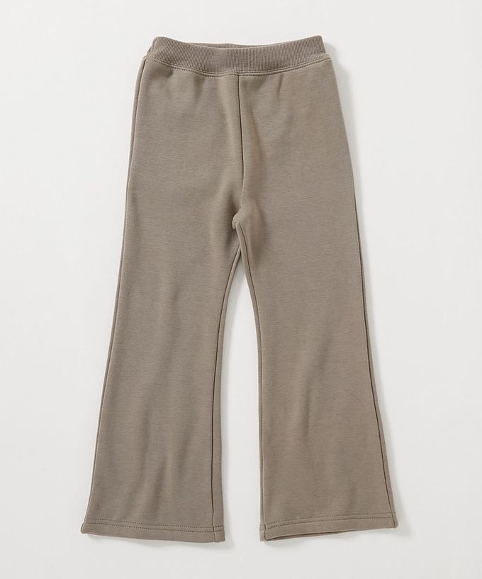 日本 devirock - RICH WARM 保暖裏毛喇叭長褲-卡其杏