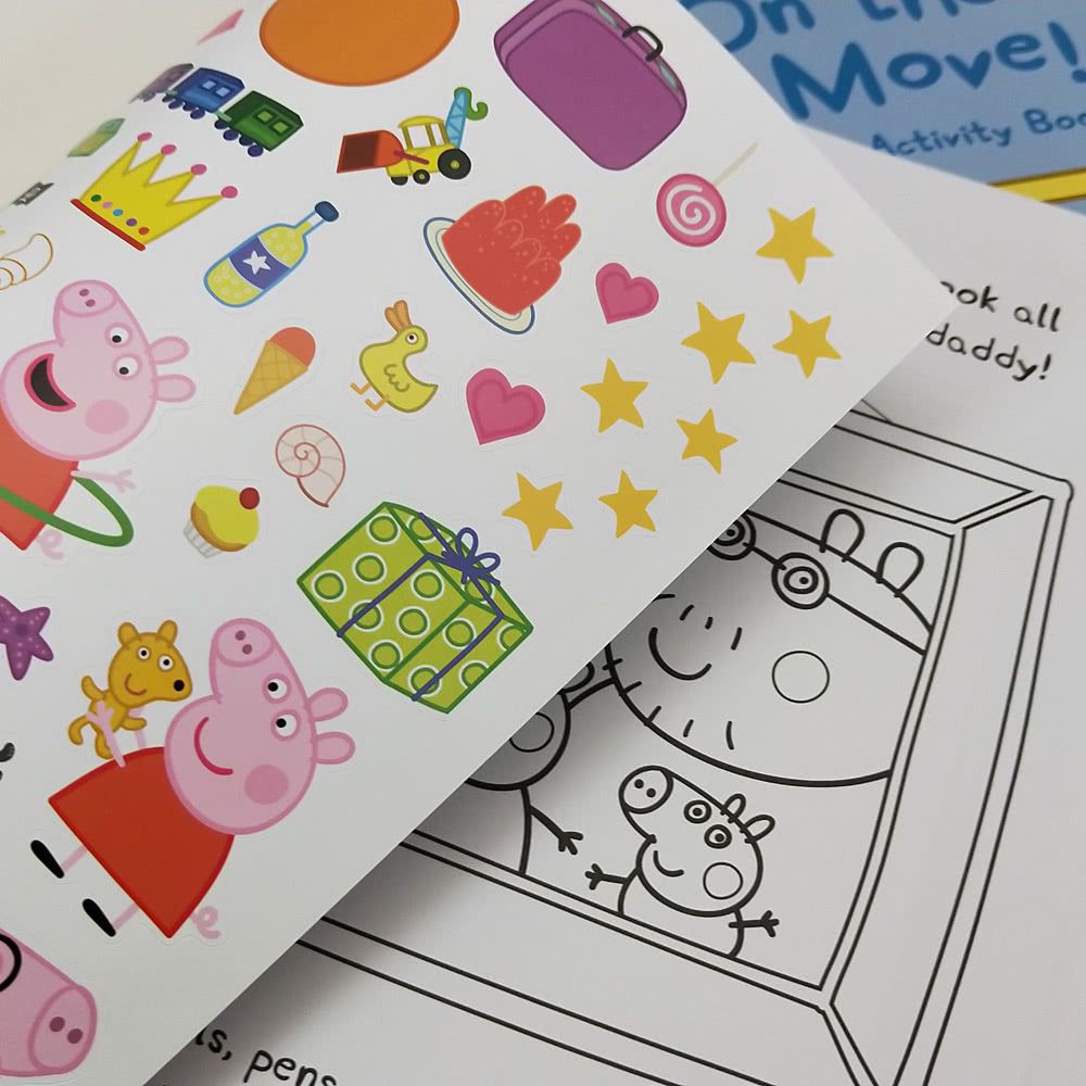 英國 - Peppa Pig Activity Book 佩佩豬英文貼紙套書 (5 Books Set)