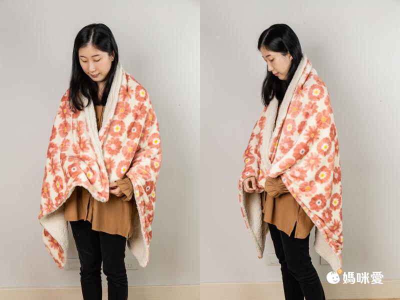 日本小泉 - 輕量極柔保暖毛毯/蓋毯-蘋果點點-深藍