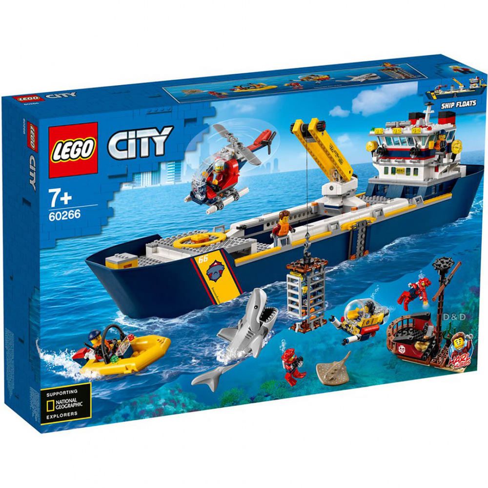 樂高 LEGO - 樂高積木 LEGO《 LT60266 》City 城市系列 - 海洋探索船-745pcs
