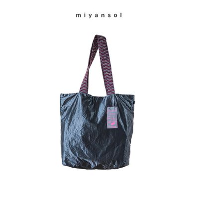 Miyansol - 韓國皺皺托特包-微醺星葡派