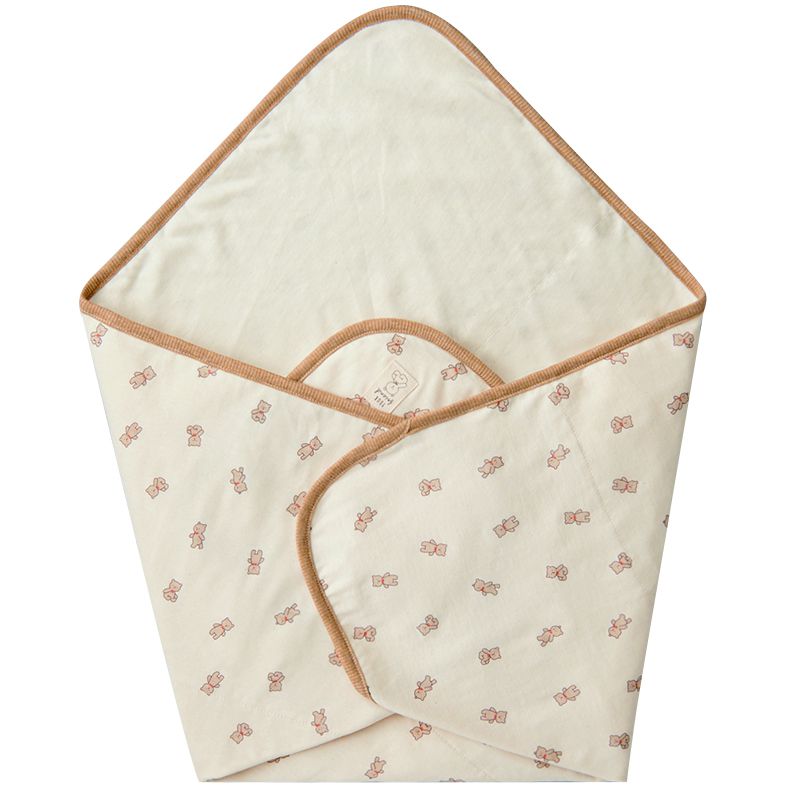 akachan honpo - 新生兒12件禮盒組 有機棉-淺卡其色 (50~60cm)