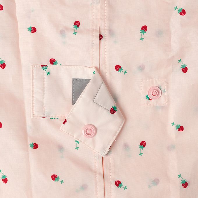 akachan honpo - 雨衣-水果-粉紅色