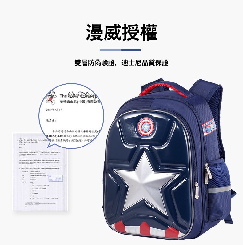 3D立體透氣書包-卡通人物蜘蛛人 (建議120~140cm)-34x18x40cm