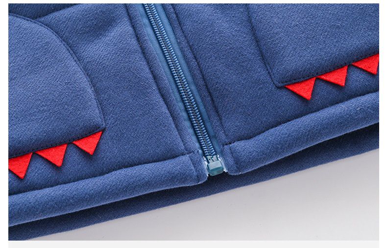 羊羔絨兒童保暖背心-鱷魚-綠色