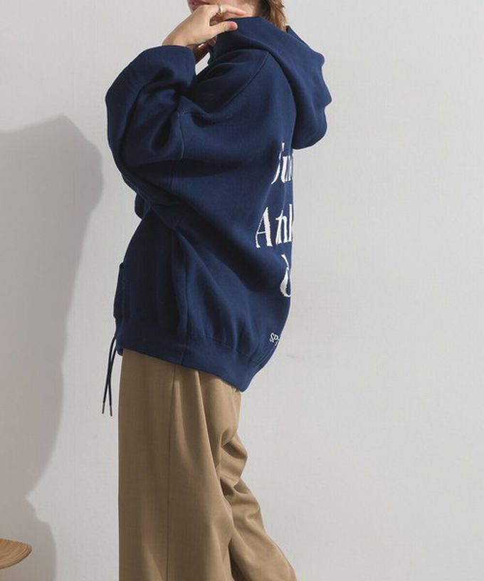 日本 Lupilien - Sunday休閒寬大版型針織帽T-灰