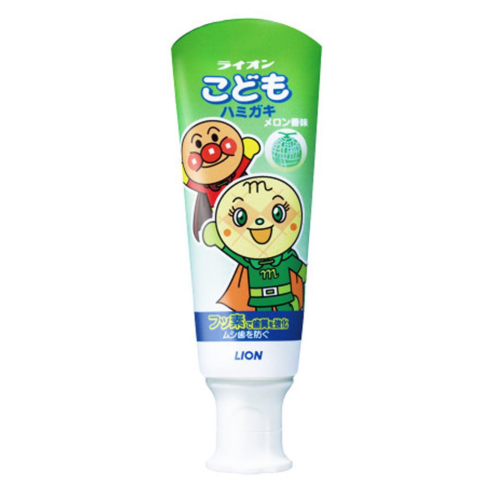 日本 LION 獅王 - 日本獅王 麵包超人牙膏-哈密瓜-6入