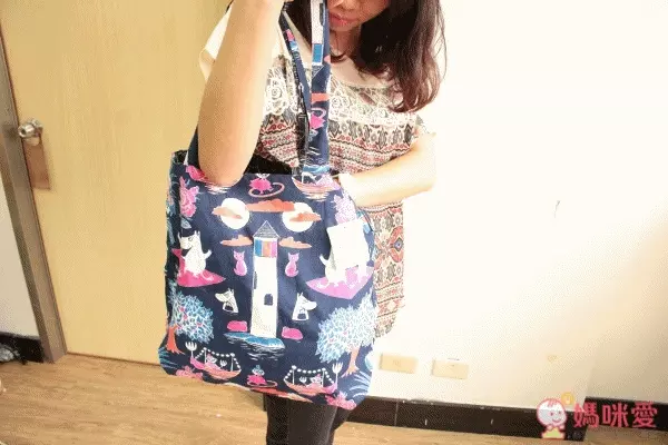 嚕嚕米雙層購物袋