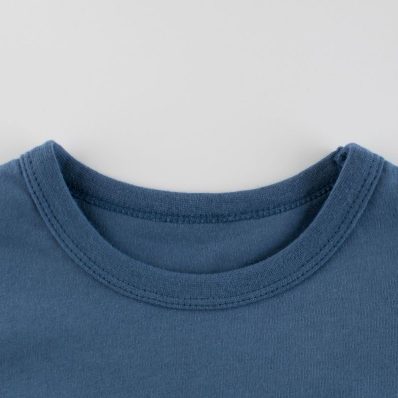 短袖棉T-卡通警車-藍色