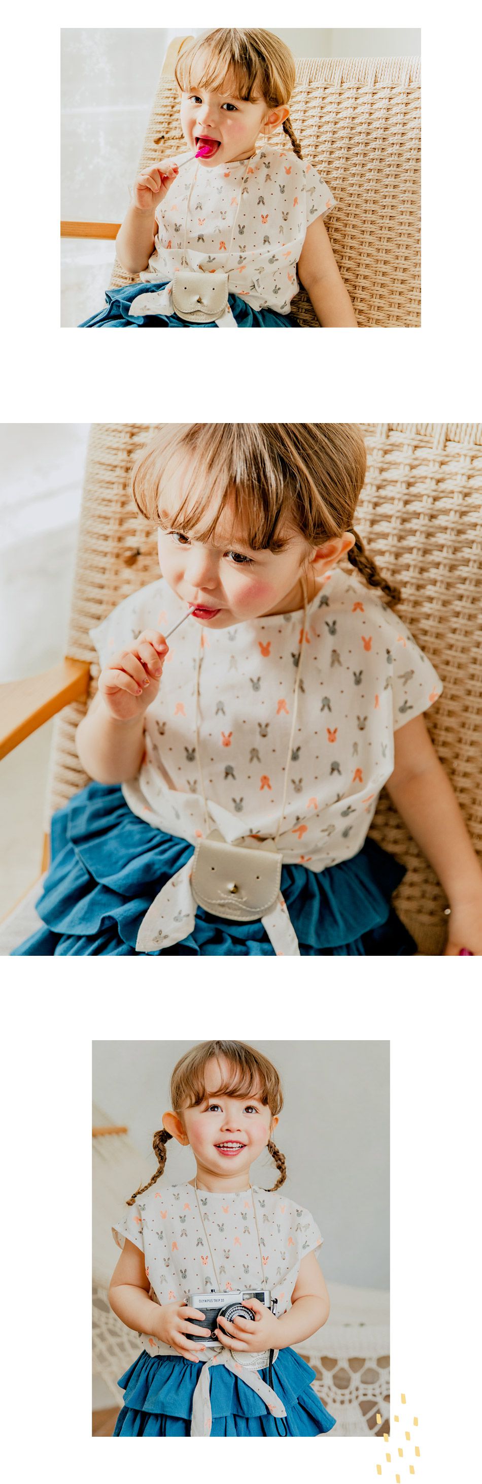 韓國 Bebezoo - 三層蛋糕褲裙