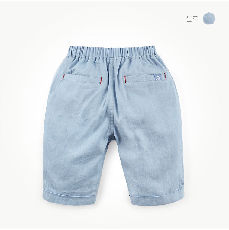 韓國 milk mile - 雙口袋鬆緊褲頭寬版褲