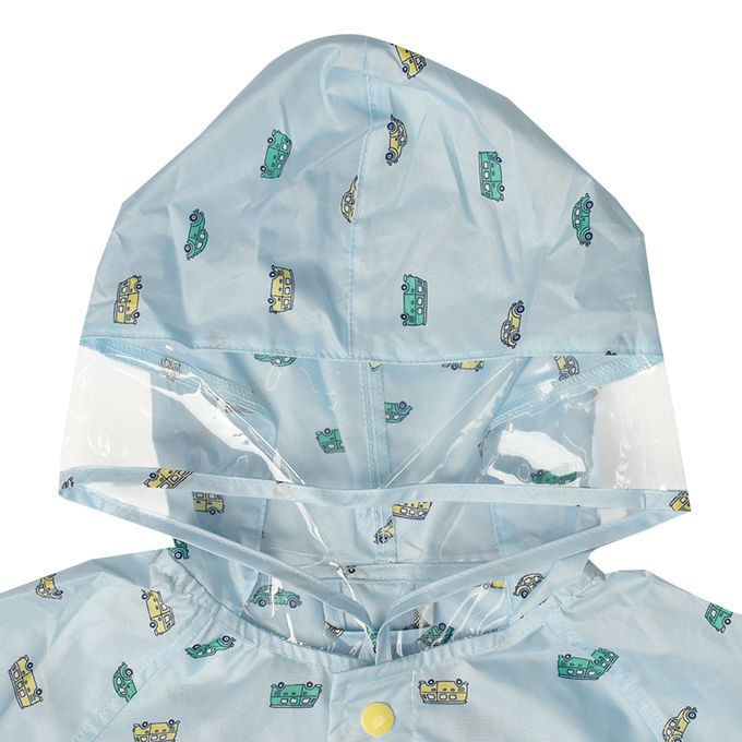 akachan honpo - 雨衣-汽車-藍色