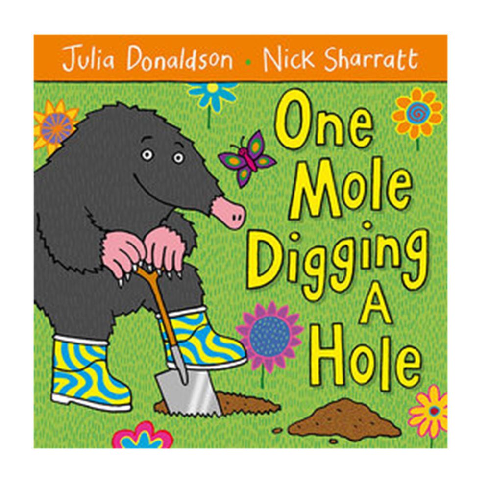 Kidschool - 【英國暢銷繪本】One Mole Digging A Hole 數字認知書