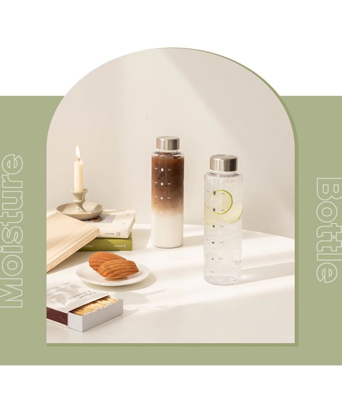 韓國 SSUEIM - Tritan極簡ins透明水瓶1L (白色)