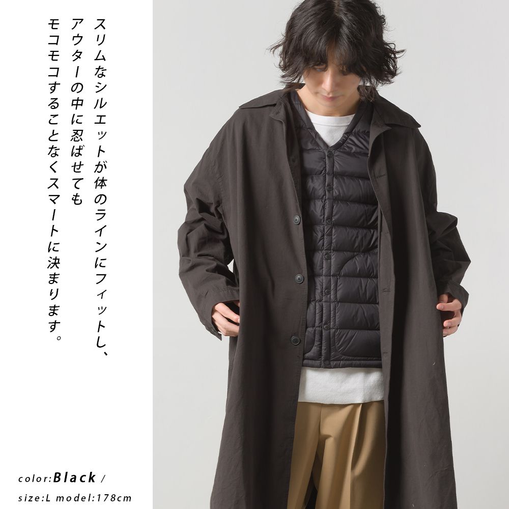 日本 OMNES - 超輕量保暖羽絨背心(媽媽)-杏