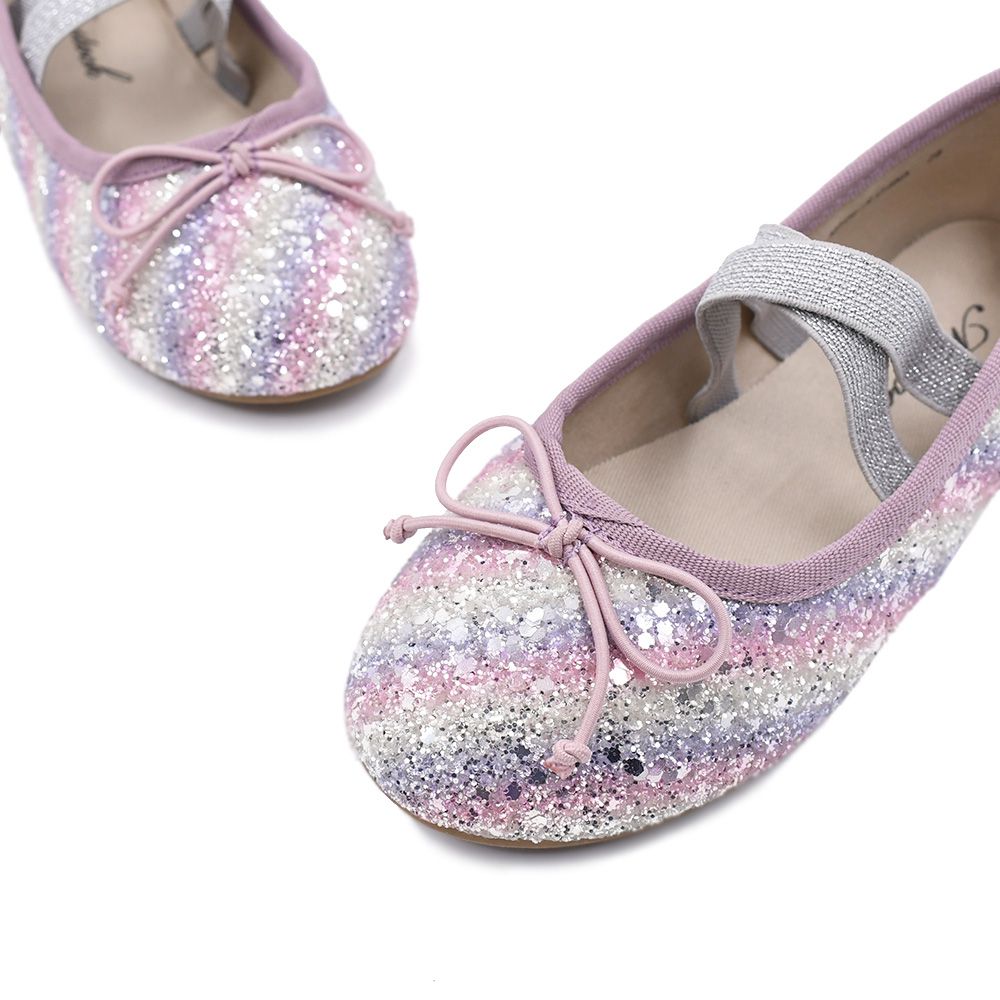 MYSTOCK - 閃亮仙子滿滿亮片童鞋2.0-BLUE+PINK