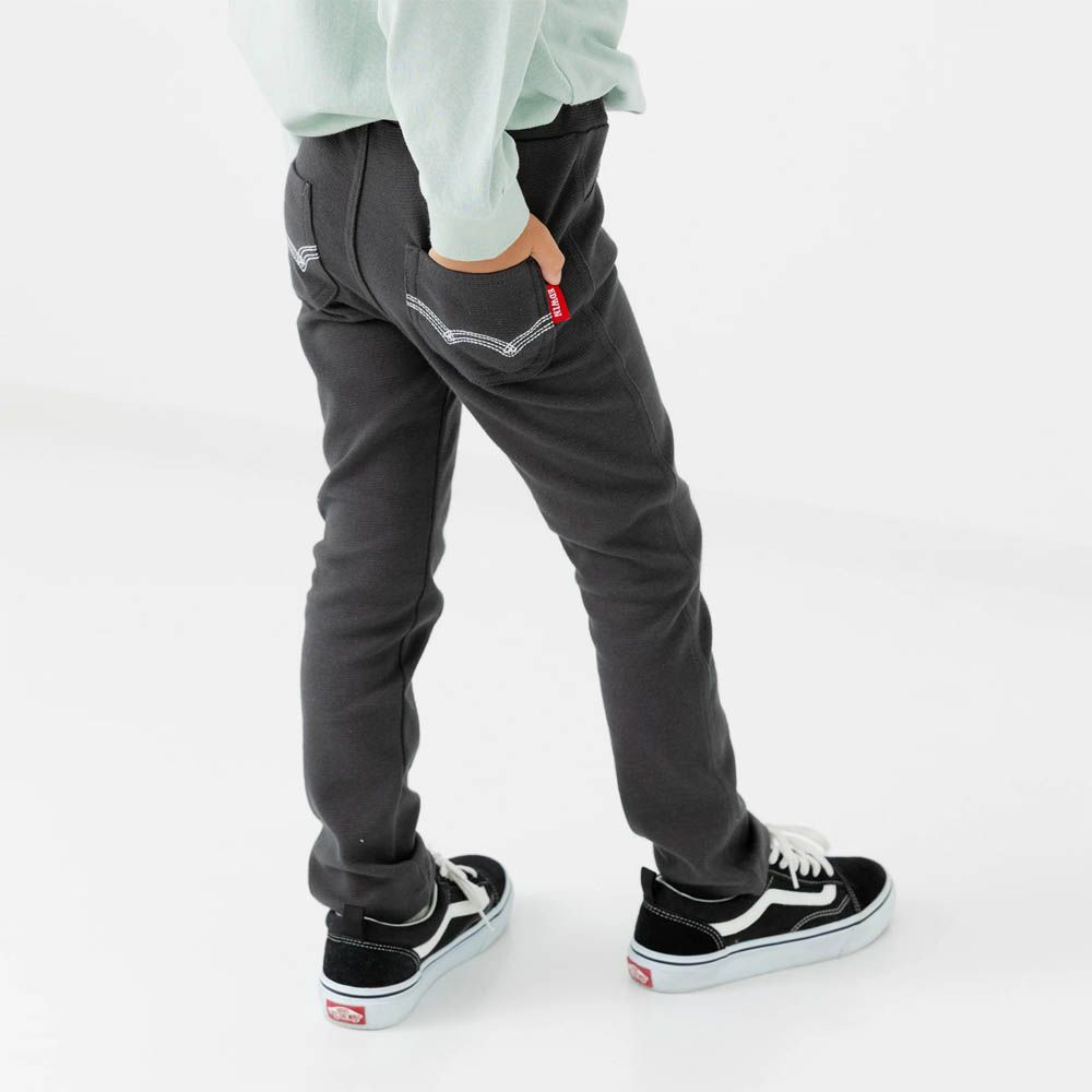 EDWIN聯名 超彈性伸縮長褲-炭灰