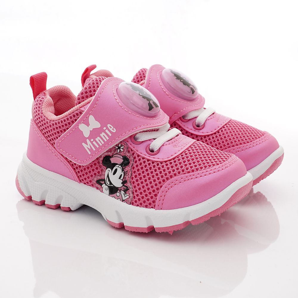 Disney 迪士尼 - 米妮電燈運動鞋(小童段)-粉