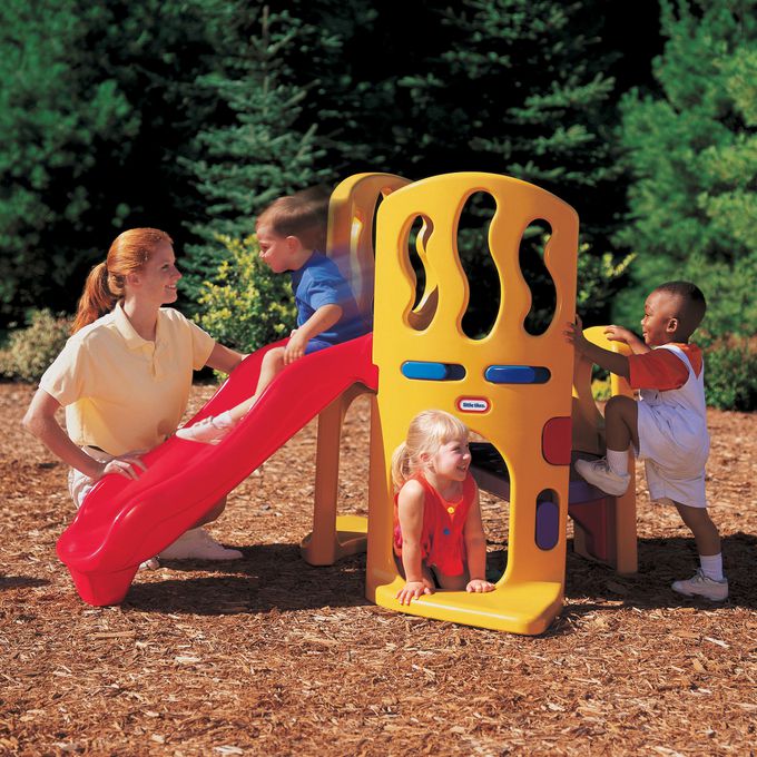 美國 Little Tikes - 快樂滑梯-顏色隨機