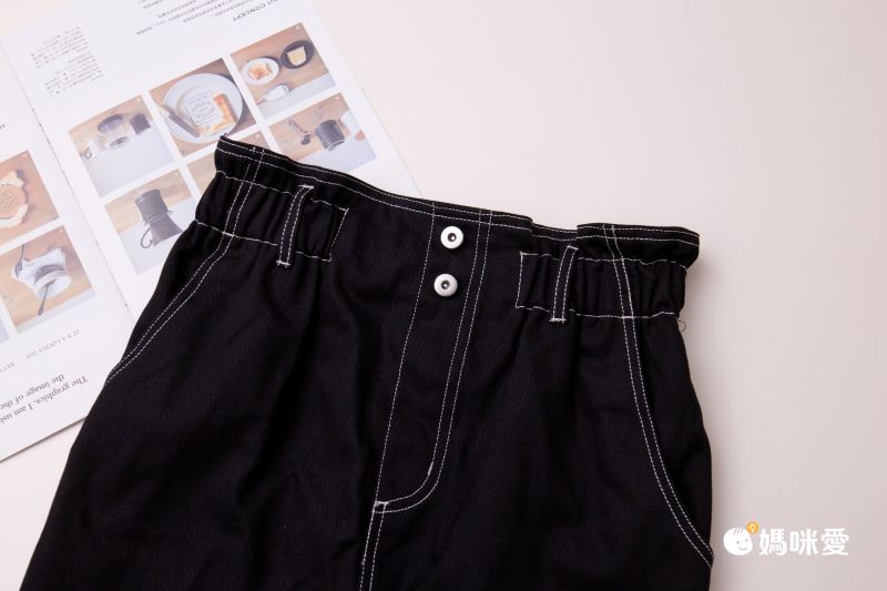 日本 ehka sopo - 百搭木耳滾邊短袖上衣-明亮粉