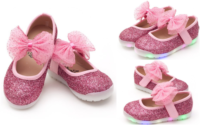 韓國 MAMITREE - 星紗亮皮鞋-典雅粉