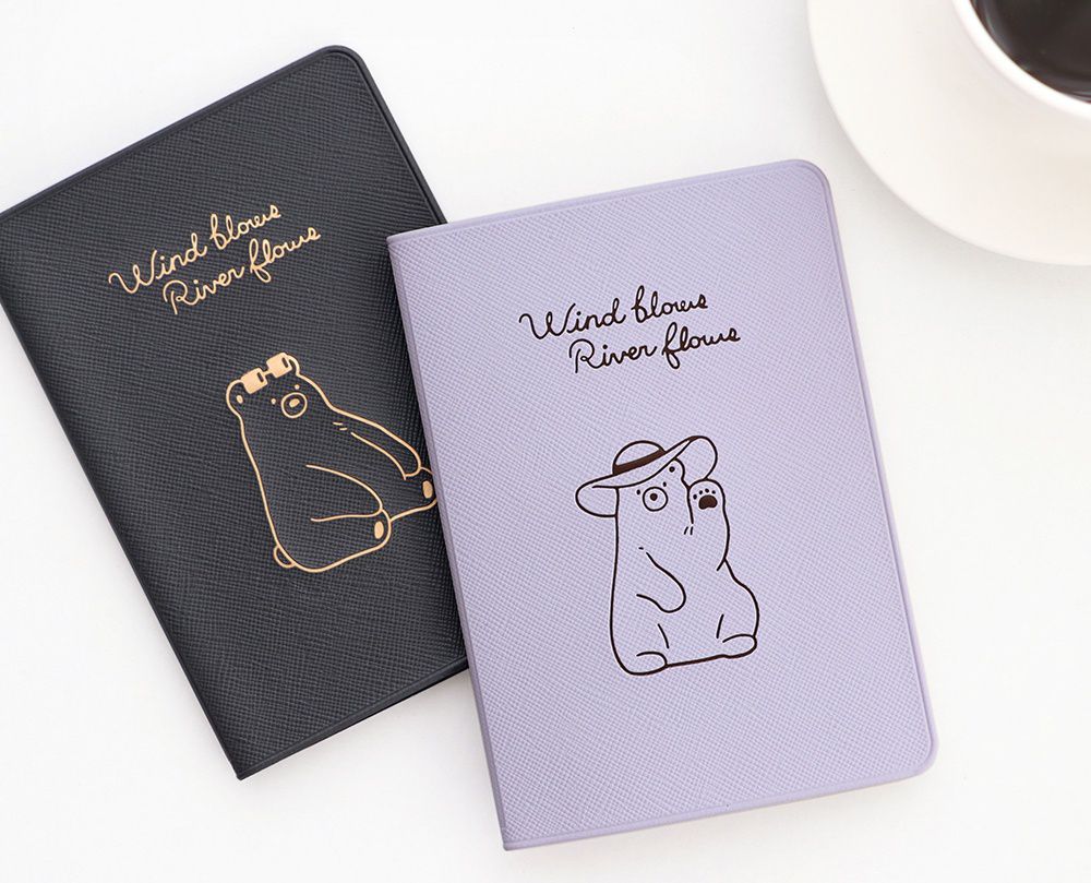 韓國 Conitale - 質感護照套-奶油白 (13.5X9.7cm)