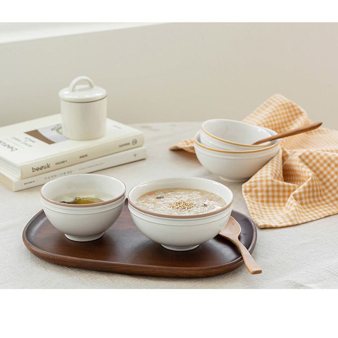 韓國 SSUEIM - RETRO系列極簡ins陶瓷飯碗2件組11cm (深藍)