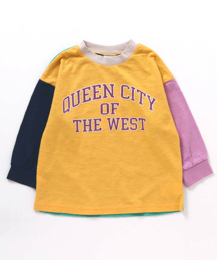 日本 BREEZE - 美式復古風長袖大學T-粉紅