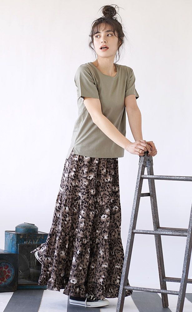 日本 zootie - 抗透汗 純棉圓領短袖上衣-米白 (M-L)