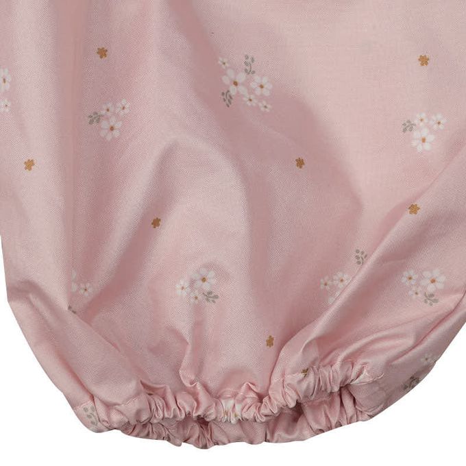 akachan honpo - 長袖防髒衣-小花-粉紅色 (80~90cm)