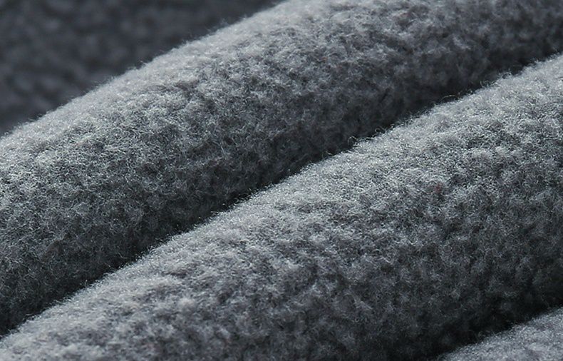 搖粒絨保暖兒童外套-LIVE-灰+杏