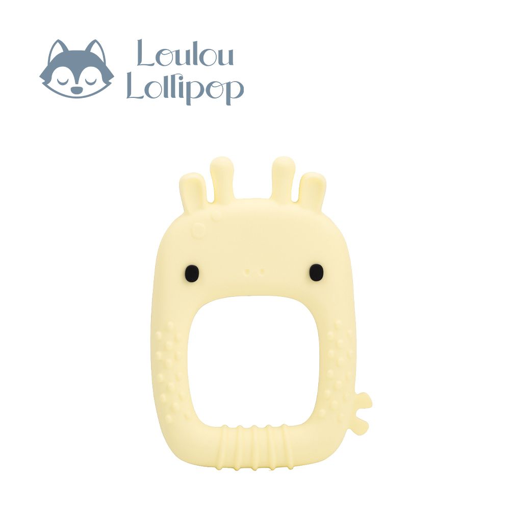 可愛造型矽膠固齒器-俏皮長頸鹿