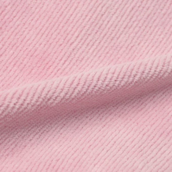 akachan honpo - 10分燈心絨褲-膝蓋圖案-粉紅色