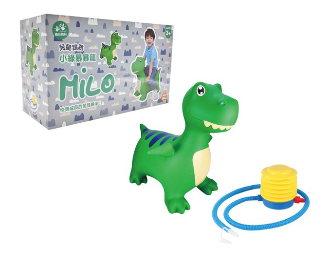 樂彩森林 - 兒童跳跳-小綠暴暴龍MILO