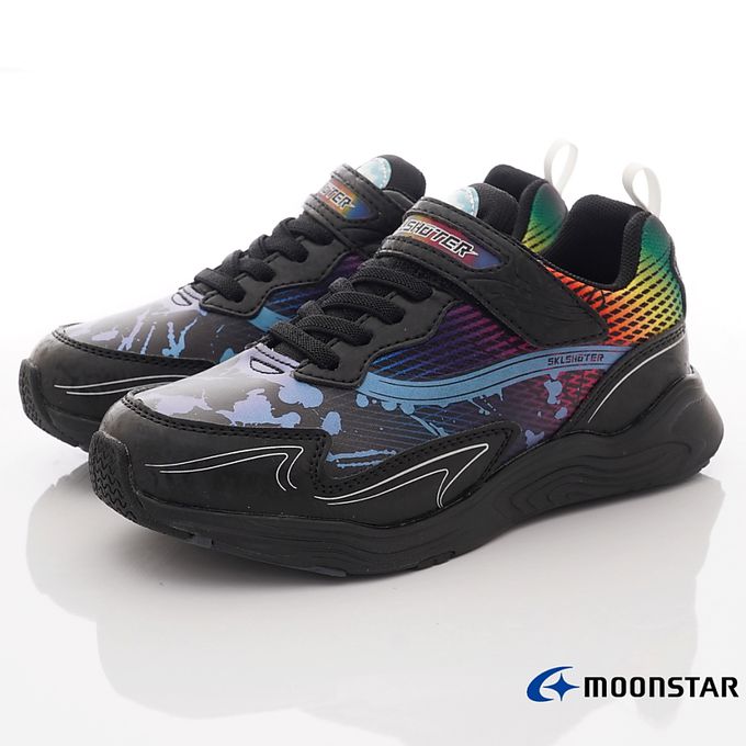 Moonstar日本月星 - 月星SK炫技者水技能運動款(中大童段)-運動鞋-黑