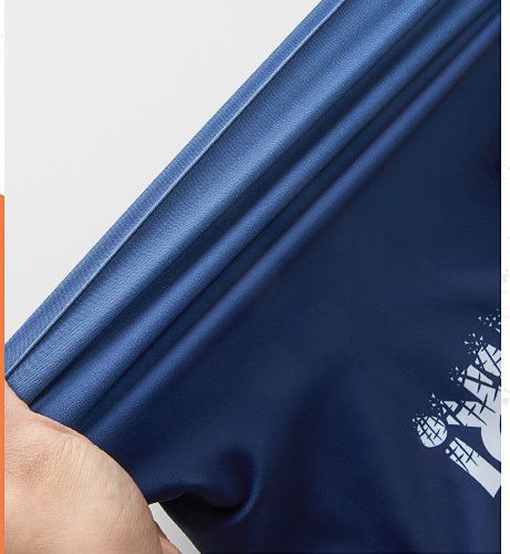 361° - 兒童卡通圖短袖泳衣套裝(二件組)-恐龍世界-淺藍色