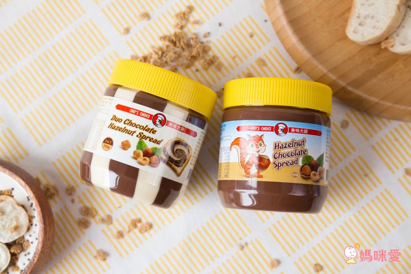 美味大師 - 亞美樂巧克力榛果雙色醬-巧克力榛果雙色醬-350g