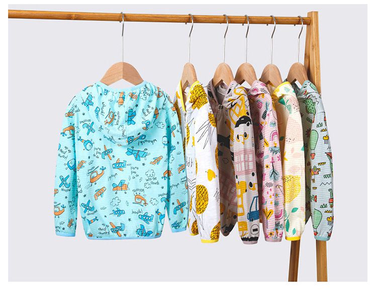 純棉舒適防蚊防曬外套-杏色老鼠