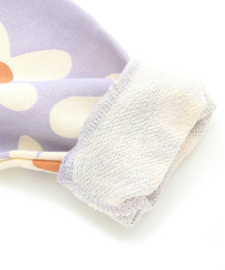 日本 BREEZE - 正反OK！裏毛印花長袖上衣-棋盤格-彩色