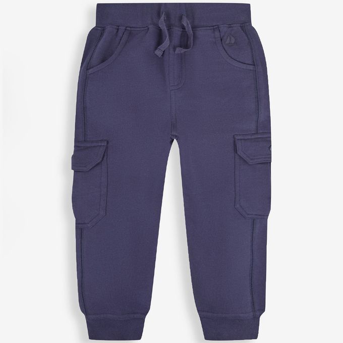 英國 JoJo Maman BeBe - 幼/兒童超優質100%純棉 2 入組工裝褲-卡其藍